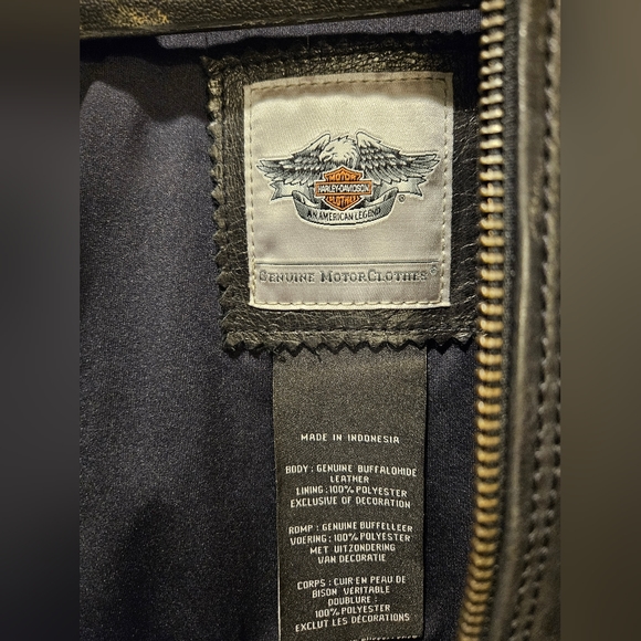 Rare Harley Davidson 115th Anniversary Women's M Leather Jacket - Picture 7 of 7